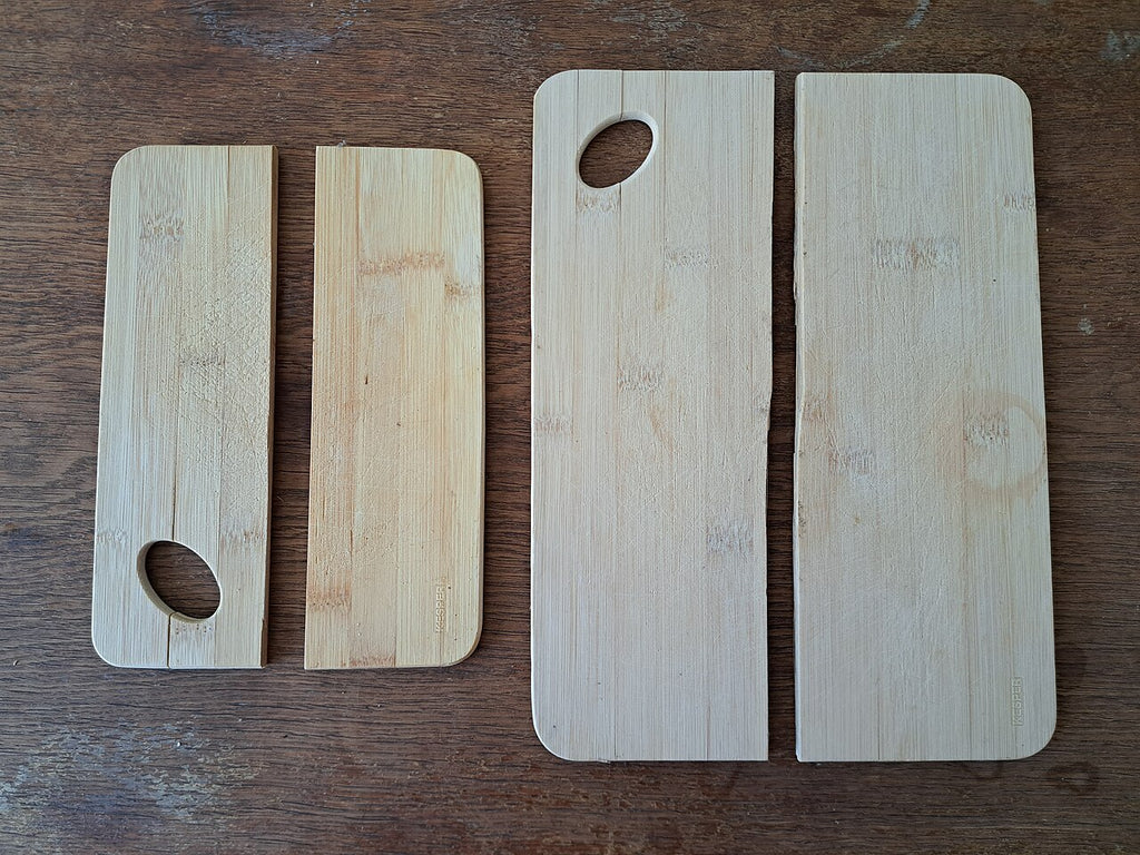 Bamboo Cutting Board Set of 3 with Juice Groove