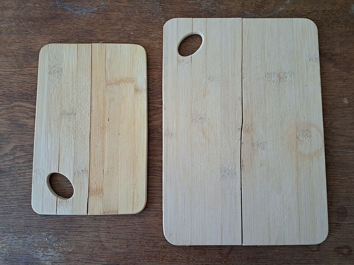 Bamboo Cutting Board Set of 3 with Juice Groove